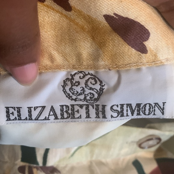 Elizabeth Simon Floral HighRise Skirt (S) - Picture 3 of 3